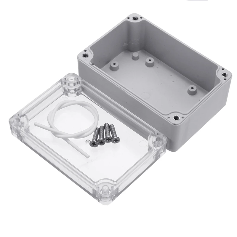 1 шт. 100x68x50 мм прозрачная крышка электронная пластиковая коробка водонепроницаемый электрический распределительный чехол для электронных проектов