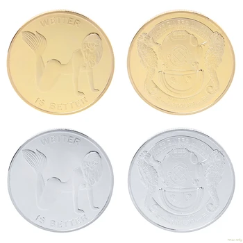 

2018 Commemorative Coin Fish Tail Lady Woman Beauty Arts Collection Souvenir Pretty Oct17_A