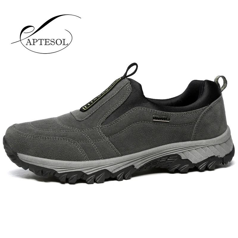 

APTESOL Men's Outdoor Climbing Mountain Sport Hiking Shoes Men Non-slip Athletic Tactical Boots for Camping Hunting Walking Shoe
