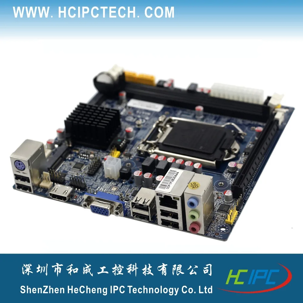 Материнская плата HCIPC 2043-3 ITX-HCM61X11F, LGA1155 H61 Mini ITX, 2 MPCIE, PCIE 16X, 2 SATA, 1COM, SPDIF, GPIO, 1LAN, 2DDR3, 8USB, VGA+ HDMI, ATX