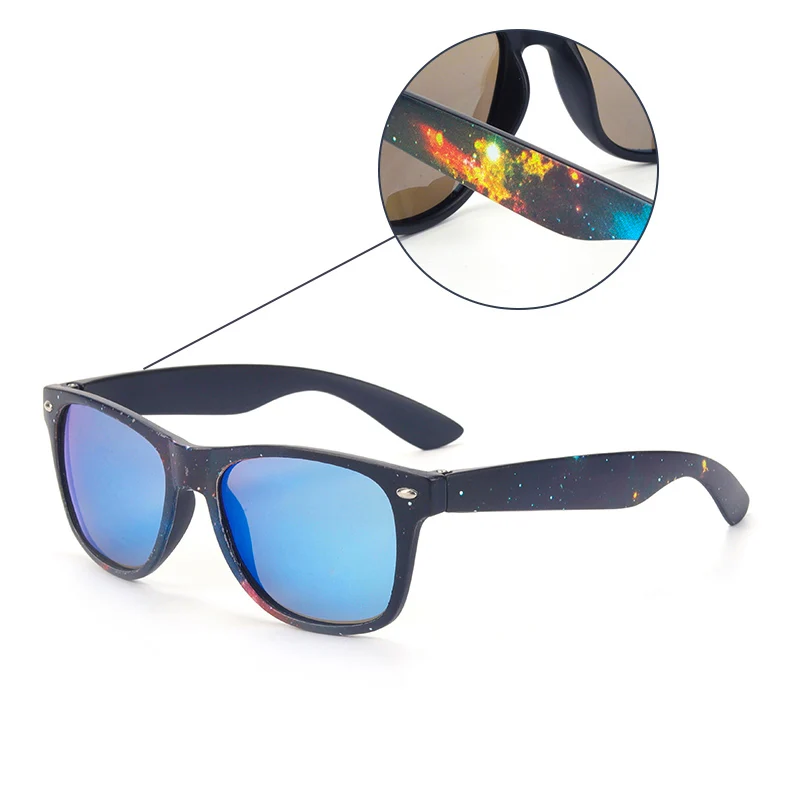 Очки, солнцезащитные очки для мужчин и женщин, поляризационные, модные, брендовые, зеркальные, UV400, солнцезащитные очки для мужчин - Цвет линз: Starry sky