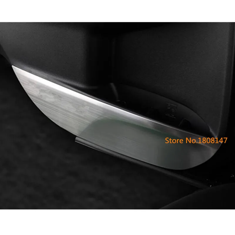 

Car stainless steel front Inside Door Audio Speak Sound Cover Ring Case lamp trim hoods 4pcs for Toyota Camry 2015 2016 2017