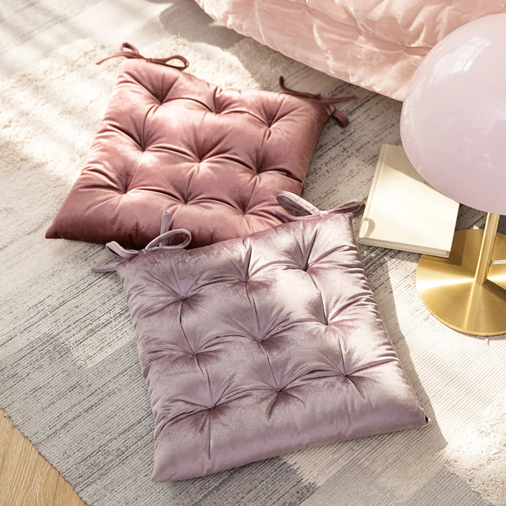 Seat SQUARE Pad Chair Soft Cushion Buttock Pads For Dinning Room Office 38X38 CM