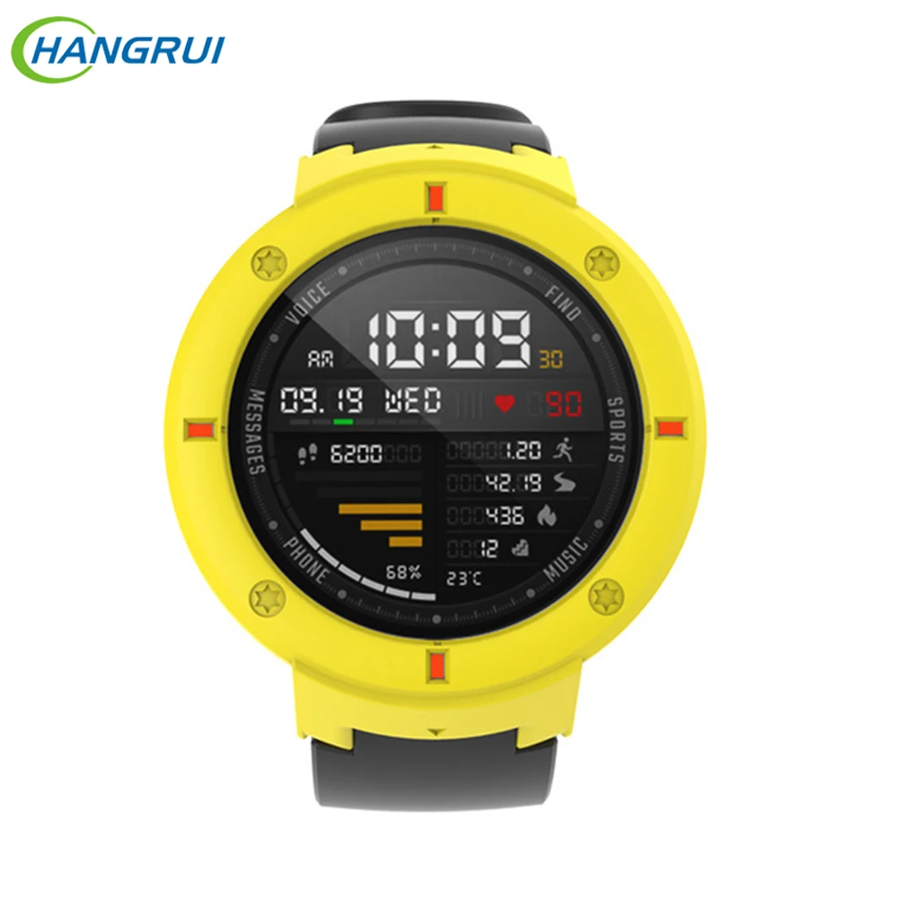 

HANGRUI Protective Case Cover for Amazfit Verge 3 Smart Watch protector Frame for Xiaomi Huami Amazfit 3 Accessories