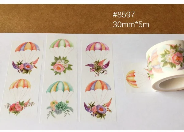 10 новых Дизайнов! Цветы/девушки/дракон/бабочка японский Васи декоративный клей DIY маскирующая бумажная лента наклейка этикетка