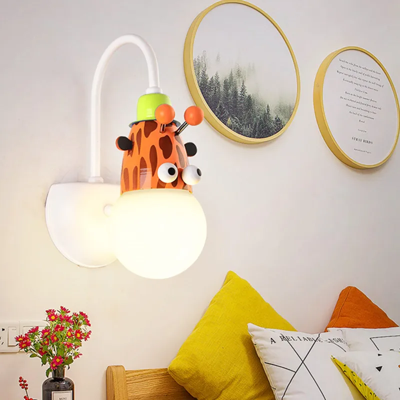 Cartoon Kid Wand Lampe Kind Schlafzimmer Beleuchtung Neuheit Tier
