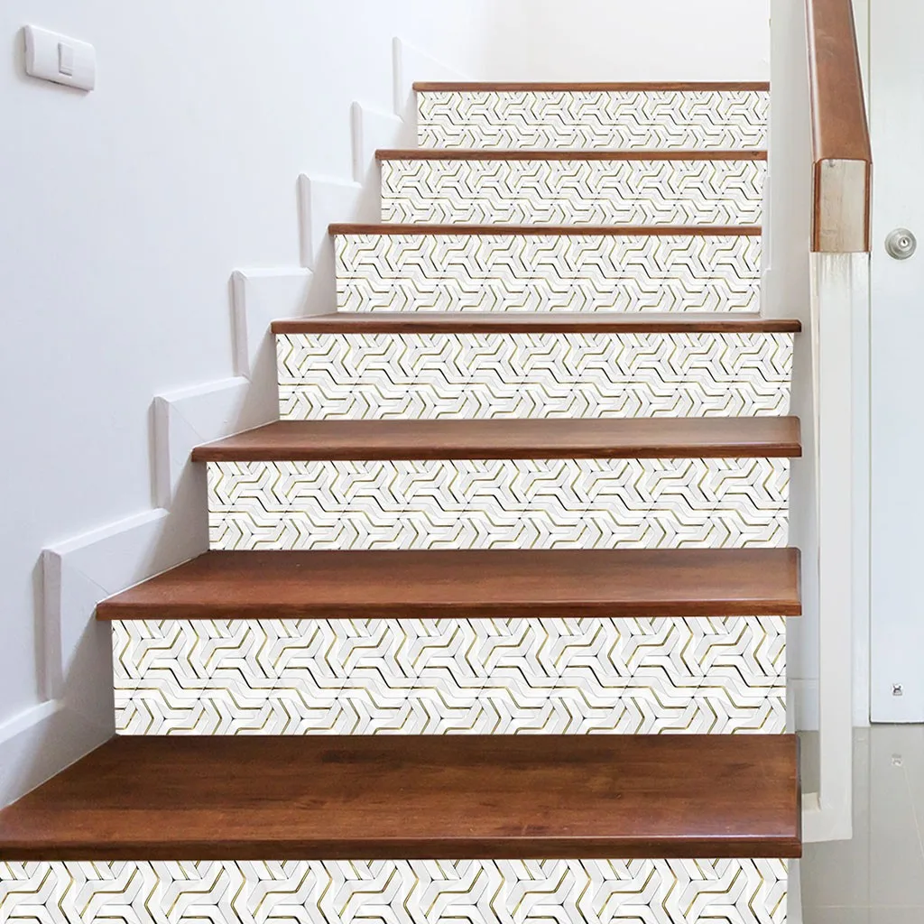 

3D Simulation staircase Stickers 18X100cm Environmental Waterproof Non-toxic Not easy to dirty DIY Home Decoration Wall Sticker