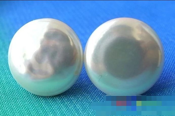 

HOT SELL - 1354 WHITE COIN FRESHWATER PEARL STUD EARRING -Top quality free shipping