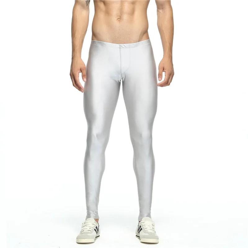 

New Men's Sports Yoga Fitness Pants Sexy Long Johns Leggings Tight Pants Training Size M,L,XL 60611
