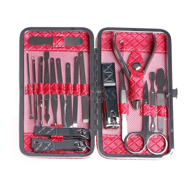 

18pcs Set Nail Care Manicure Pedicure Professional Cuticle Clippers Tool Kit New