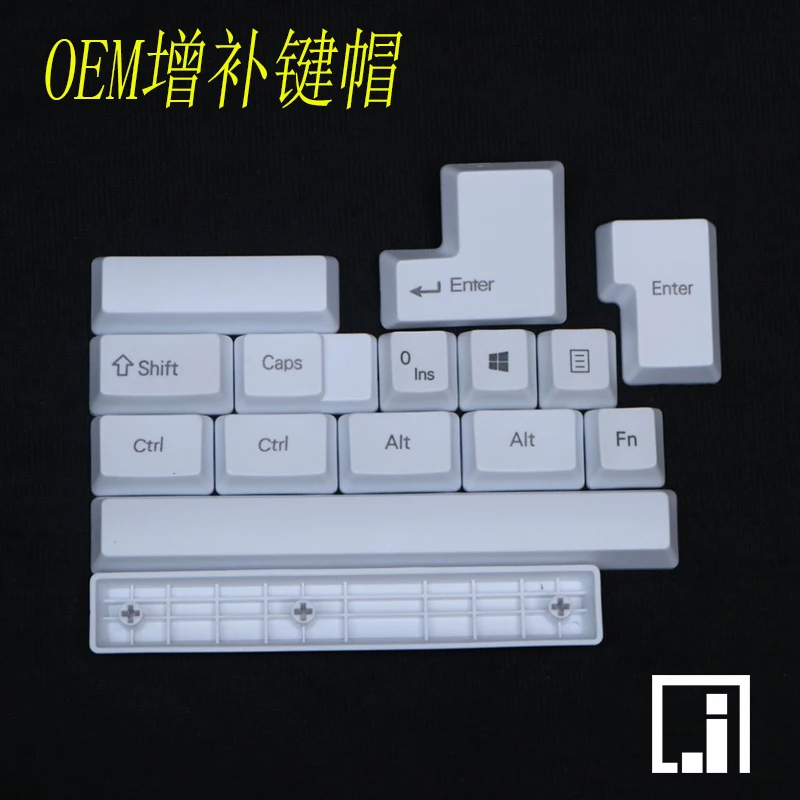 Механическая клавиатура cherry mx switch PBT keycap ISO add on enter shift 1.75u 1.5u Alt Ctrl filco ducky 87 104 OEM