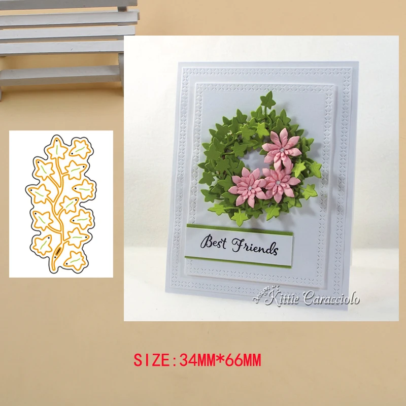 

Luck YCraft Ivy Metal Cutting Dies for DIY Scrapbook Photo Album Paper CardDecorative Craft Embossing Die