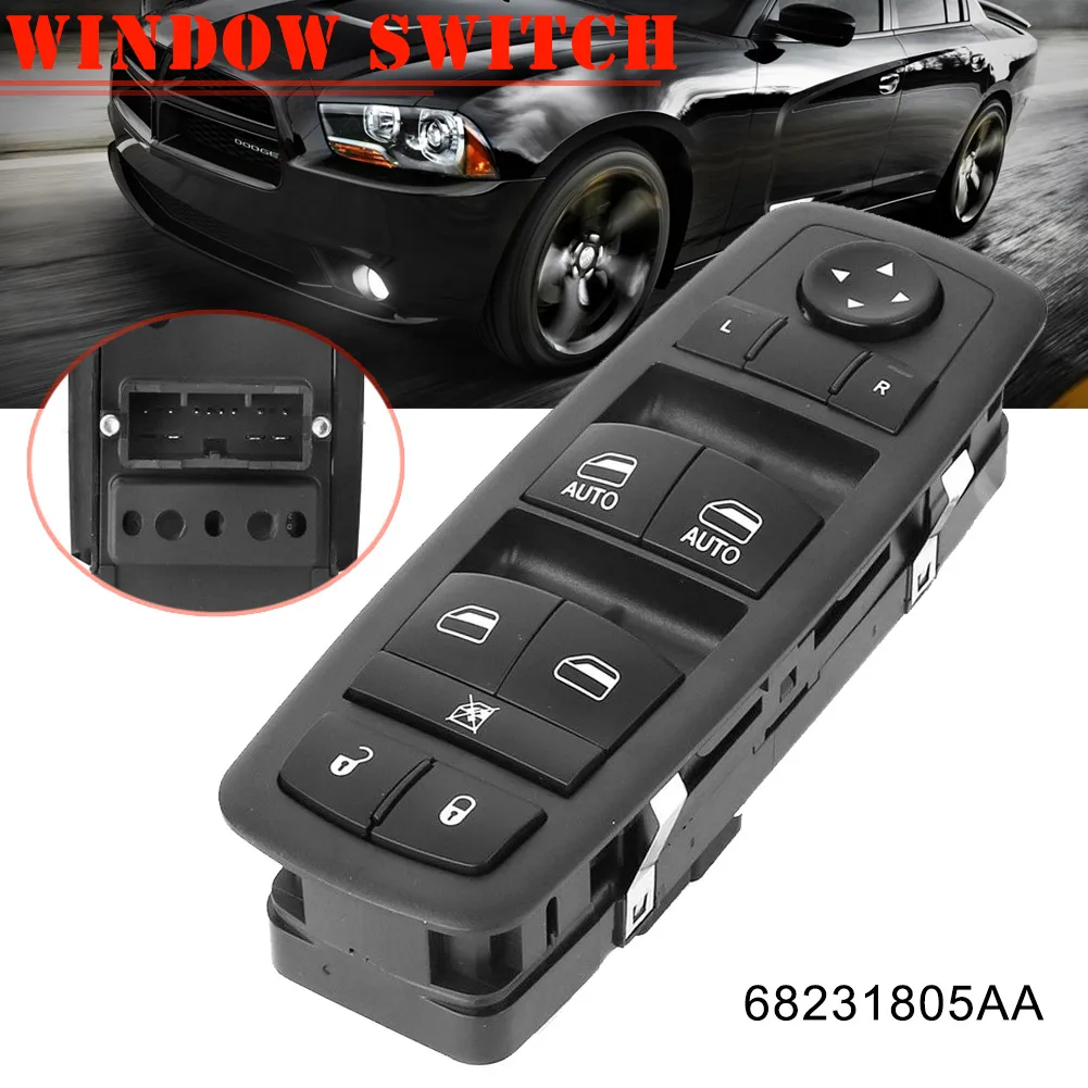 

1 Pcs Car Power Master Window Switch Control Front Left 68231805AA for Dodge Chrysler DXY88
