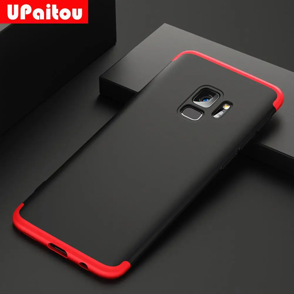

UPaitou Full Cover Cases For Samsung Galaxy S9 Case Luxury 3in1 Hard PC Case Cover For Samsung Galaxy S9 Back Cover