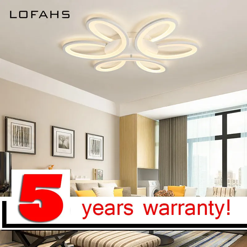 

LOFAHS Modern LED ceiling lights for living dining room bedroom with remote control luxury acrylic ceiling lamp fixture pj406