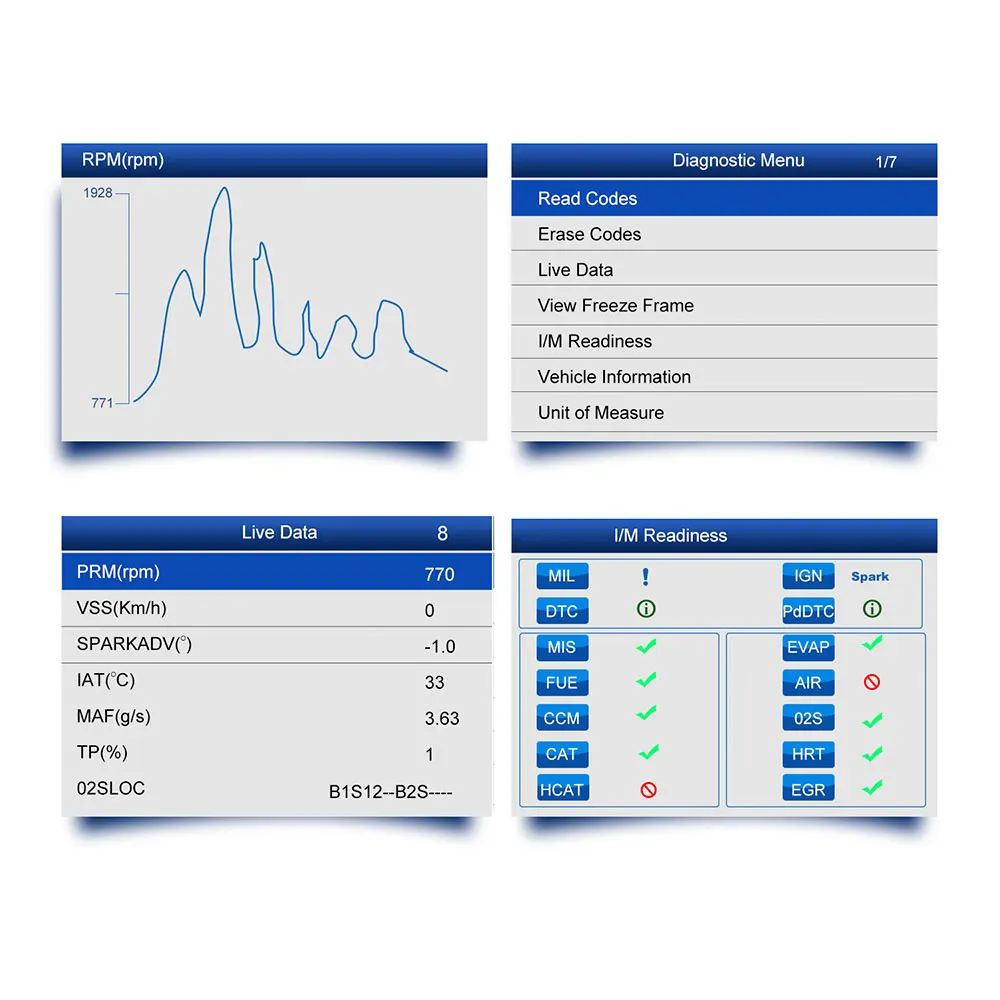 VIDENT easy300 Pro CAN OBDII/EOBD считыватель кодов iEasy 300Pro iEasy300Pro