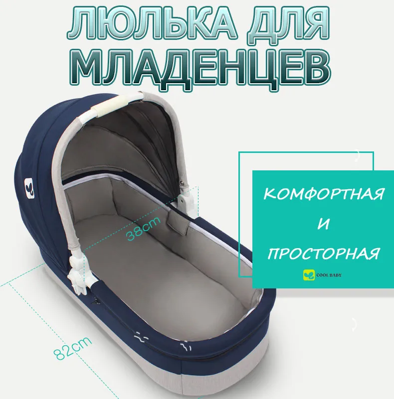 Coolbaby детская коляска 3 в 1 Детские автокресла России