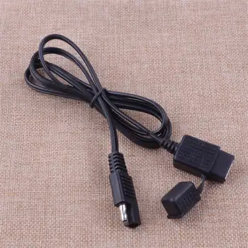 

DWCX Black Motorcycle Waterproof SAE to USB Phone GPS Power Charger Cable Adapter Car Accessories