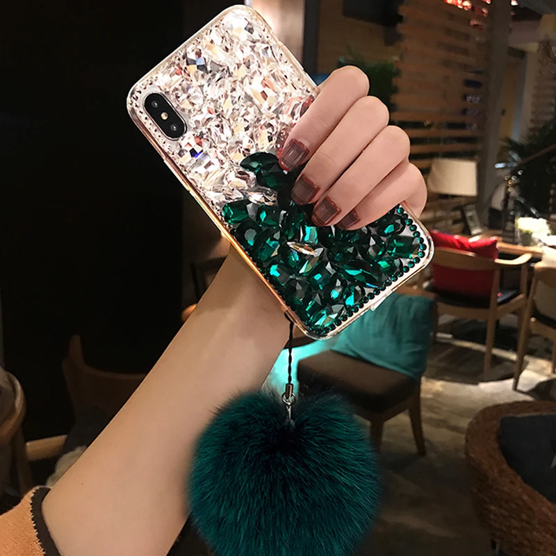 Для Xiaomi 9 SE 5 5S Plus 5X 6 3 для Redmi 7 Note 4 4X 5A чехол телефона с алмазными блестками красный