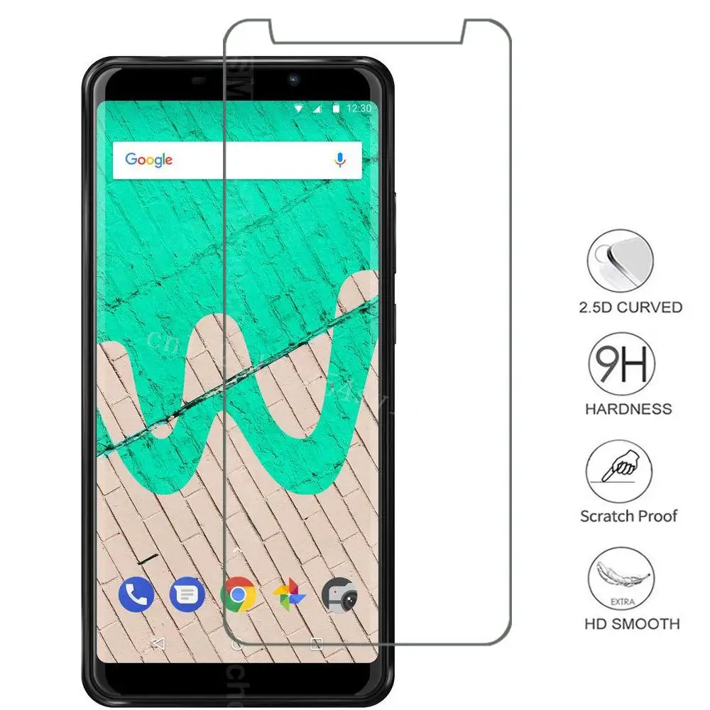 9H 2.5D Закаленное стекло для смартфона WIKO View Max Защитная пленка экрана крышка