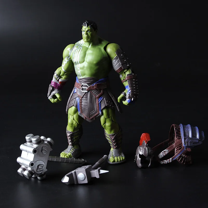 Мстители Марвел ТОР 3 Ragnarok экшн фигурка Хаммер боевой топор Гладиатор Халк BJD