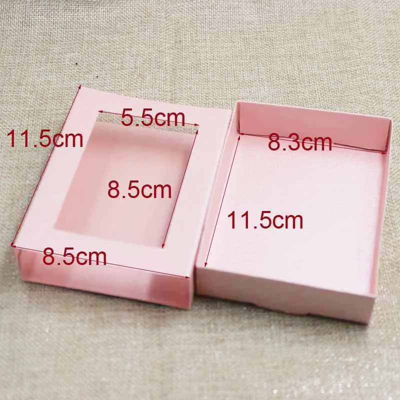 20pcs-kraft-beige-pink-gift-package-display-window-box-DIY-slide-box-for-wedding-favors-products
