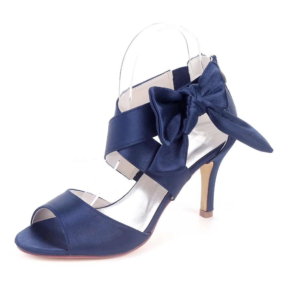 Navy wedding sandals