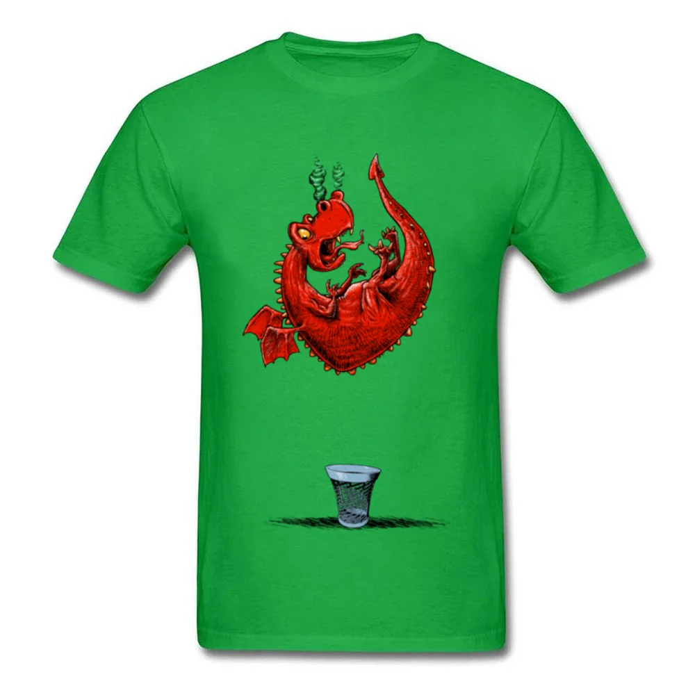 Drag n Drop All Cotton Men Short Sleeve Tops Shirt Summer Summer T Shirt Printed On Tee-Shirt Designer Round Collar Drag n Drop green