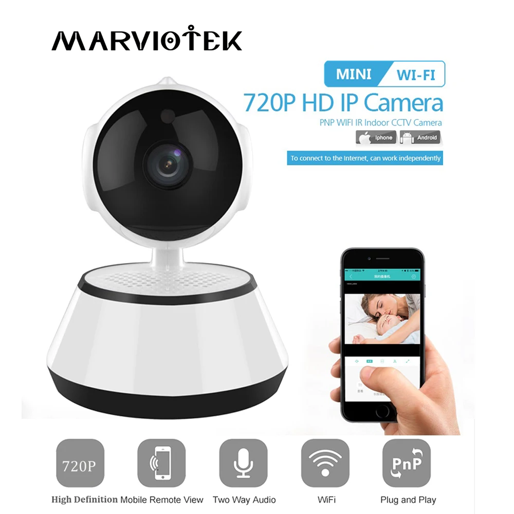 Wireless Home Security Camera IP Camera WIFI CCTV Camera Audio Surveillance Smart WiFi Camera WiFi Night Vision Baby Monitor