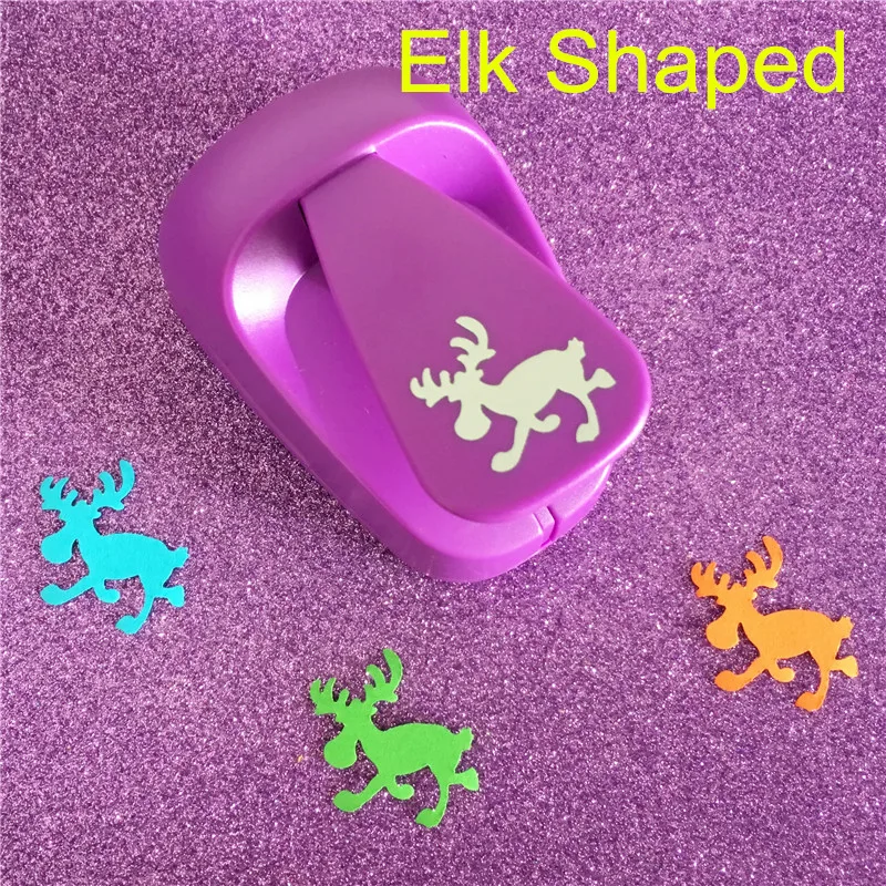 

Free Ship large Elk shaped paper/EVA foam hole punch for greeting card handmade scrapbook gifts moose craft puncher wapiti punch