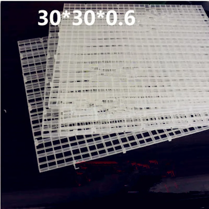 DIY Aquarium bottom filter grid / bottom filter plate mesh partition grid plate can be spliced 30*30 cm