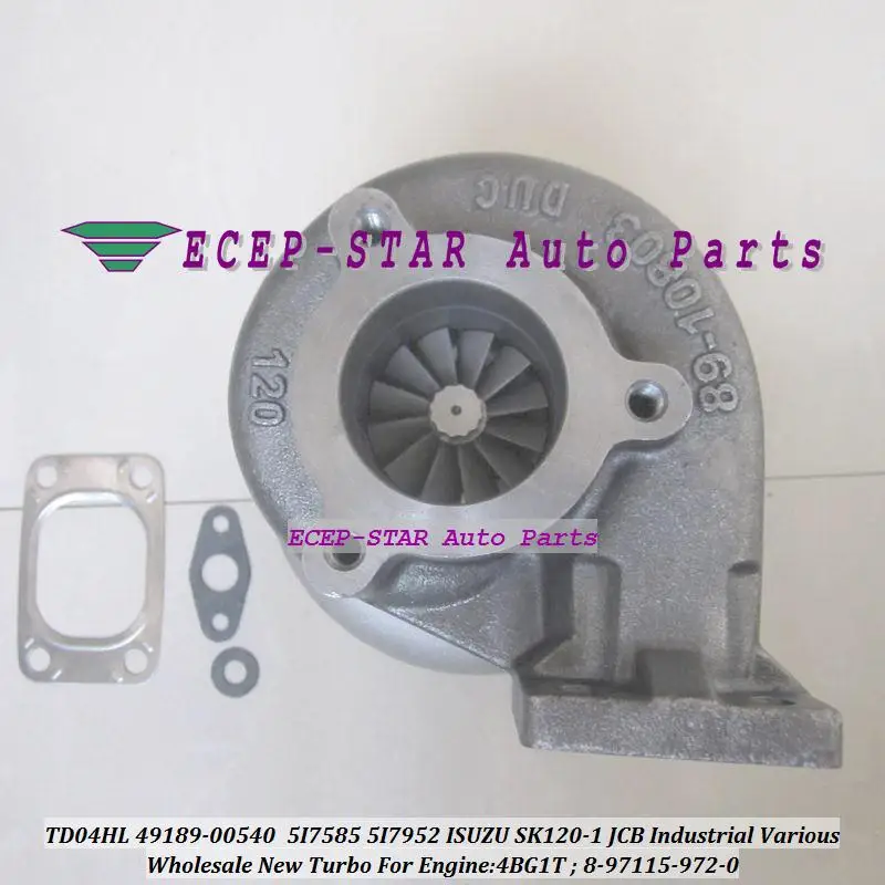 Turbo TD04HL 49189-00540 8971159720 5I7585 5I7952  For ISUZU SK120 SK120-1 JCB Industrial Various Construction 4BG1T (1)