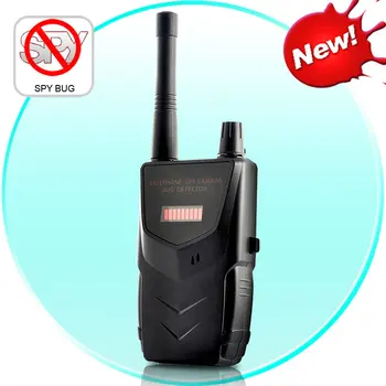 

Wireless RF Detector Cell Phone Buster Mobilephone Wireless Frequency Wifi Camera Signal Detector Finder Alarm Bug Free Shipping