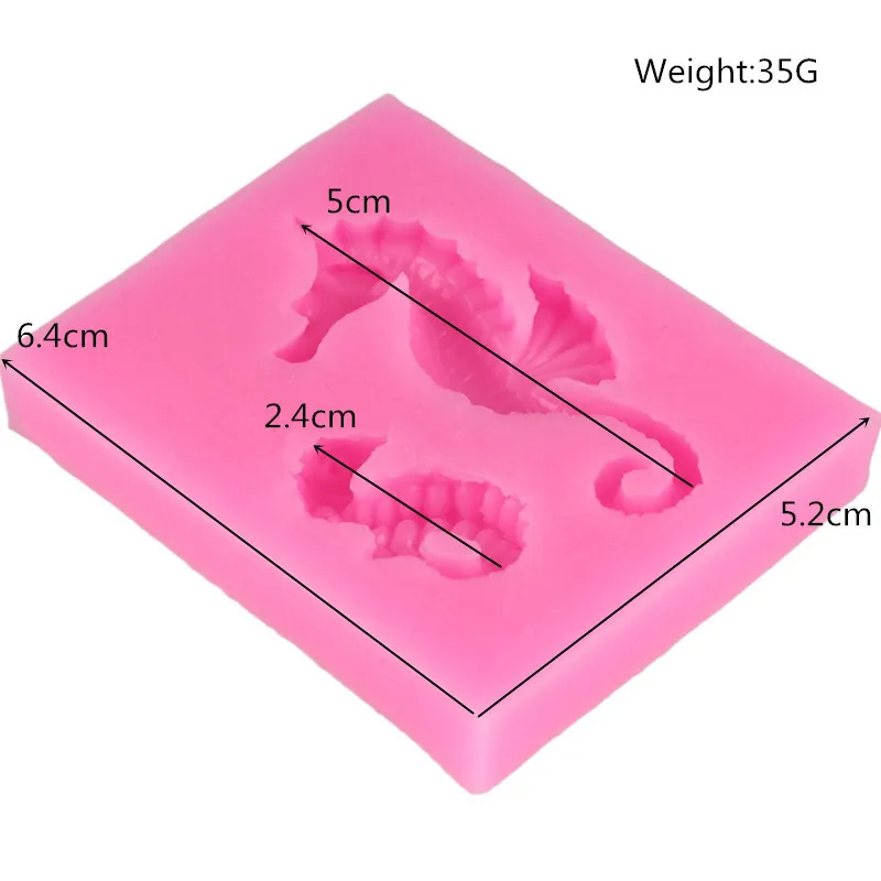 Морские животные силиконовые формы для торта помадка Плесень инструмент для украшения выпечки Конфеты Шоколад ручной работы ремесло Gumpaste Кондитерские инструменты