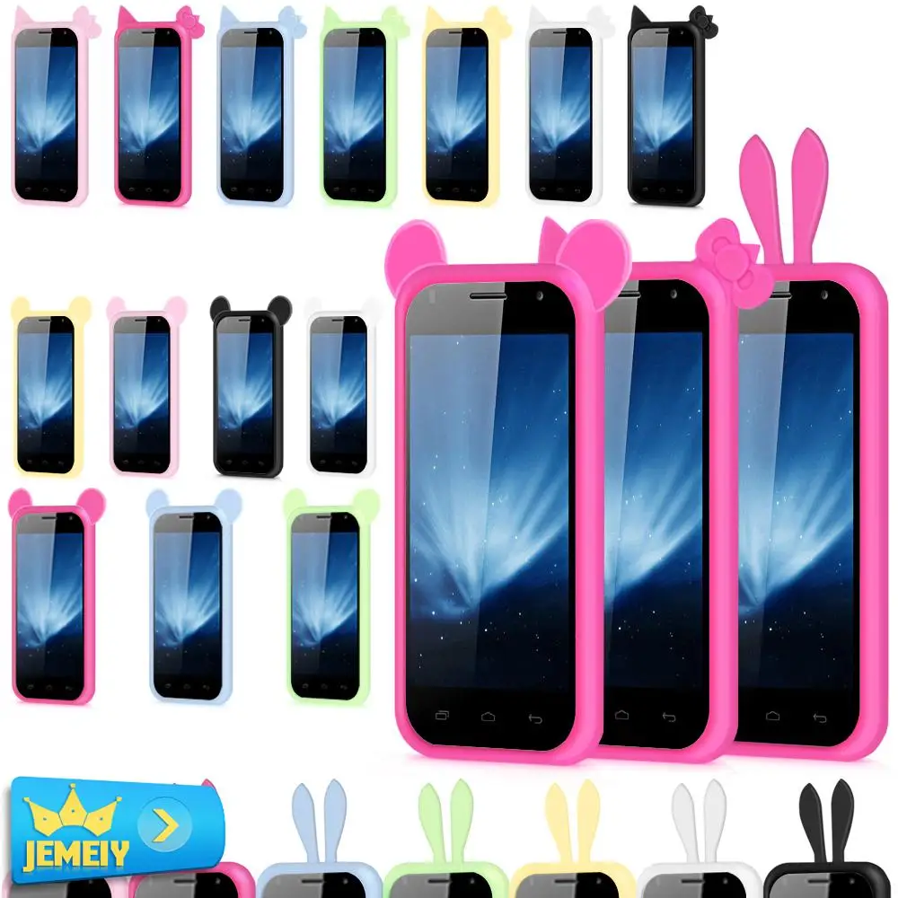 For Micromax Bolt Q355 S300 Soft Universal Silicone Ring Frame Case