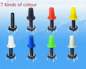 

160PCS inside diameter 3mm key cap apply 6 * 6 round head button touch switch cap