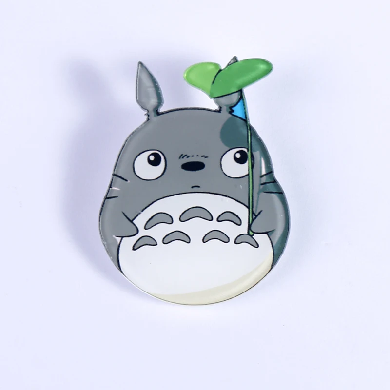 Nengdou Y24 totoro значки японского аниме иконы мультфильм мужская брошь на рюкзаке акриловые значки, чтобы пройти значок кошки для детей