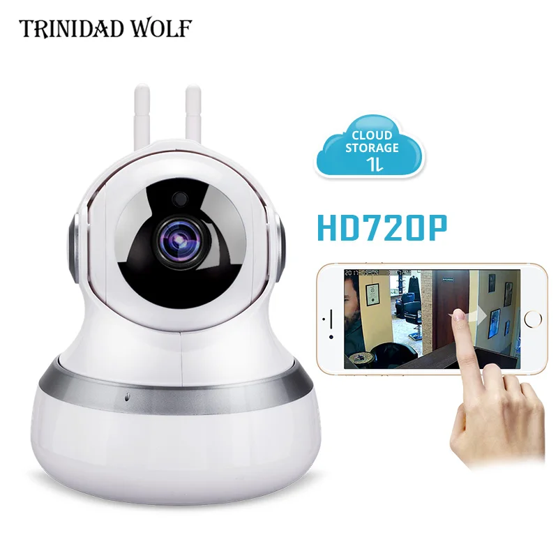 

TRINIDAD WOLF 720P Cloud IP Camera Wifi PT Security Night Vision IR Two Way Audio Smart CCTV Surveillance Wireless IP Camera P2P