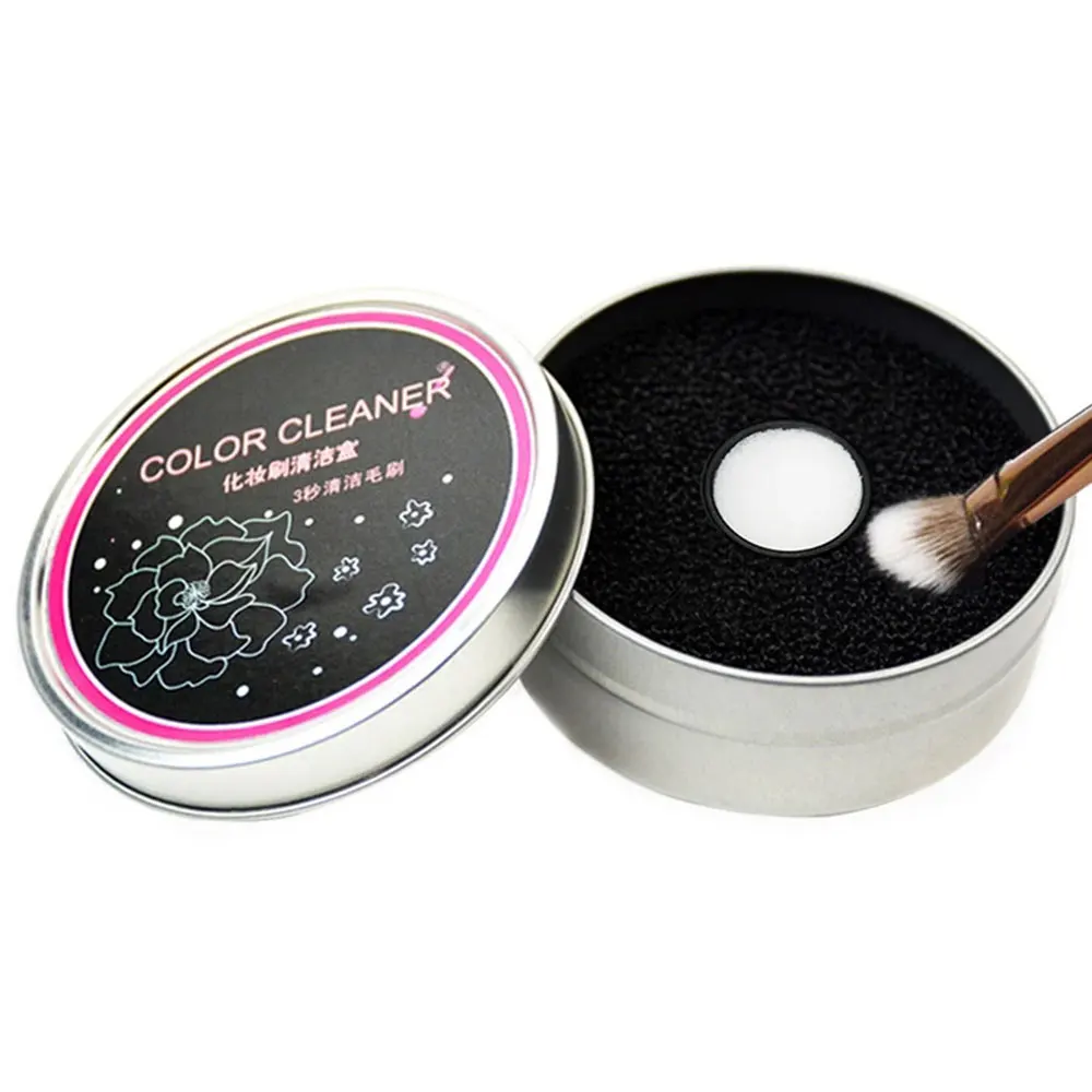 

Makeup Brushes Cleaner Sponge Tools Remover Color From Brushes Powder Eyeshadow Cleaner Quick Color Off Make Up Brushes Cleaner
