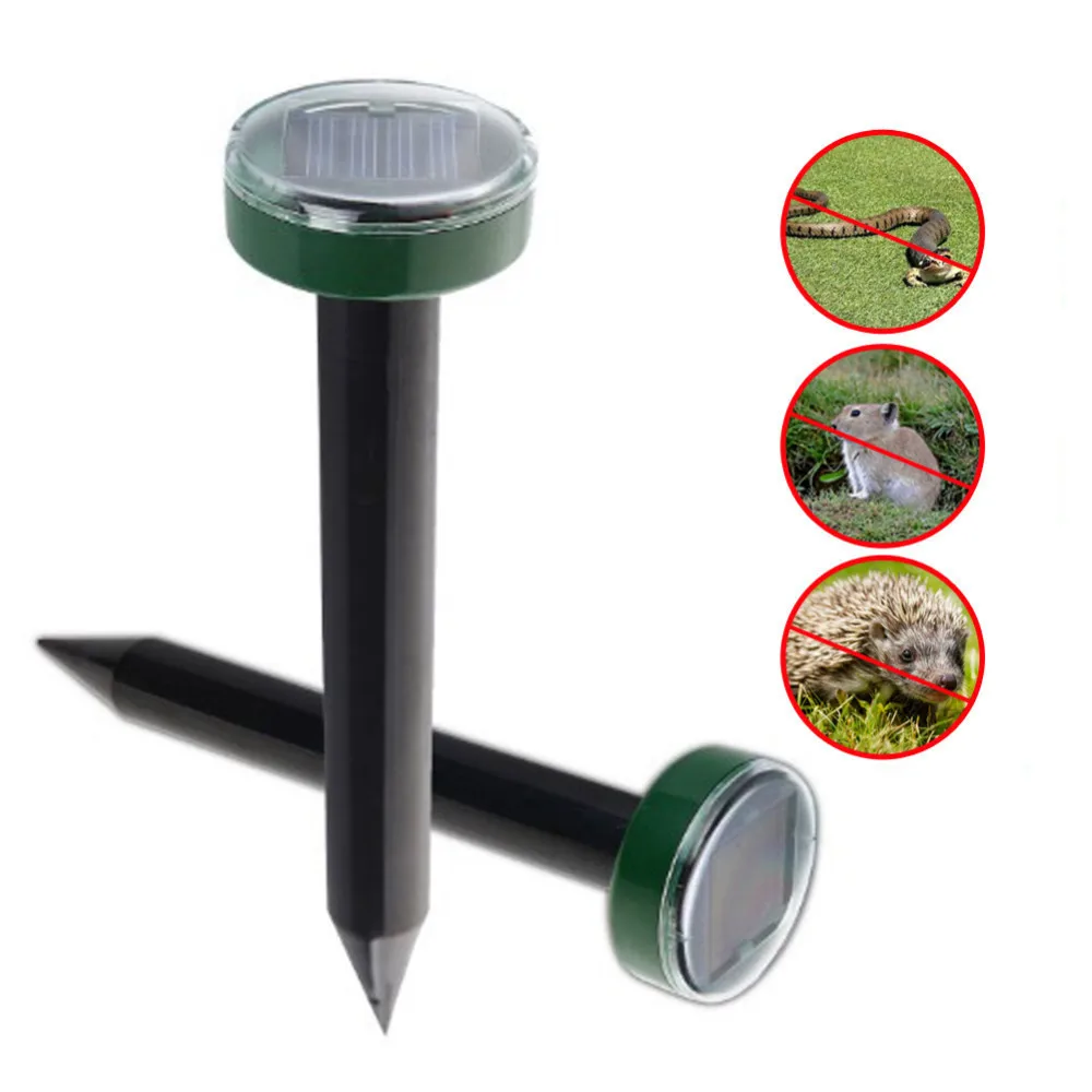 

Ultrasonic Pest Repellers Outdoor Garden Mole Repellent Solar Power Repeller Garden Lawn Mole Snake Bird Electronic Drive