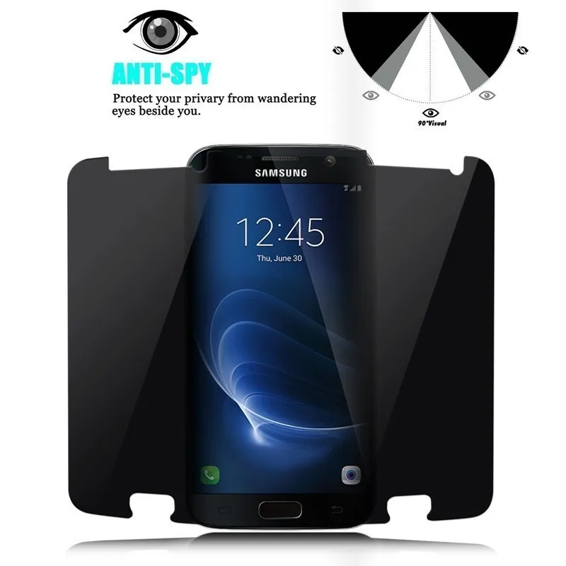 

Privacy Film For Samsung Galaxy J4 J6 J8 Plus 2018 Screen Protection Film For Samsung A6 A8 2018 Toughened Glass Film Anti Spy