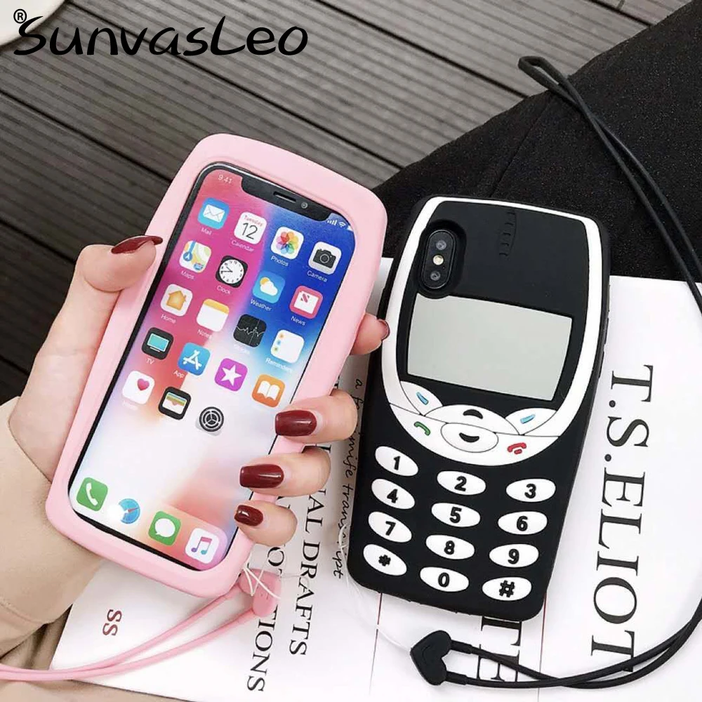 Для iPhone X XS XR XS Max для iPhone 6 6s 7 8 Plus 3D мультяшный Мягкий силиконовый чехол задняя крышка для телефона оригинальные чехлы Забавный чехол