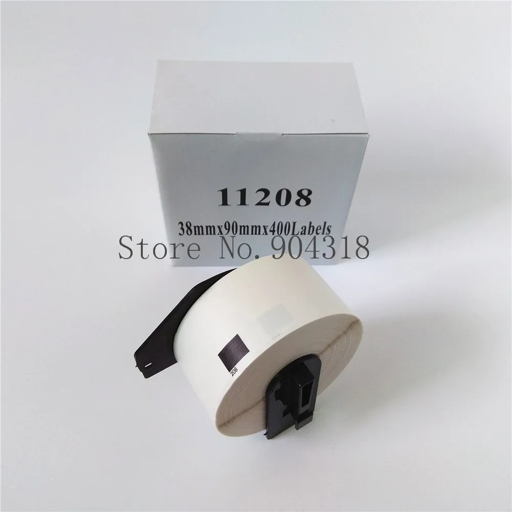 

30 x Rolls Brother DK 11208 DK-11208 DK11208 DK1208 DK 1208 DK-1208 Compatible Labels 38mm x 90mm QL 570 580 700 720 1050 1060