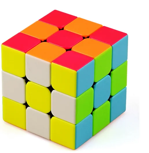 

1pcs Colorful Three Layers Magic Cube Competition Speed Non Stickers Puzzle Magic Cube Cool