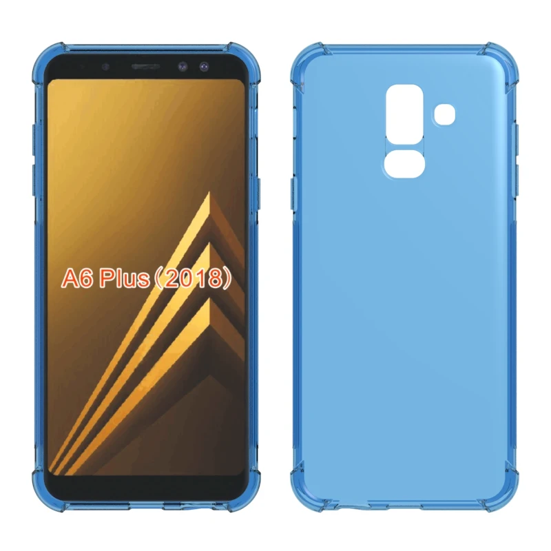 Бренд gligle мягкая термополиуретановая крышка-чехол для samsung Galaxy A6 плюс() защитный чехол в виде ракушки