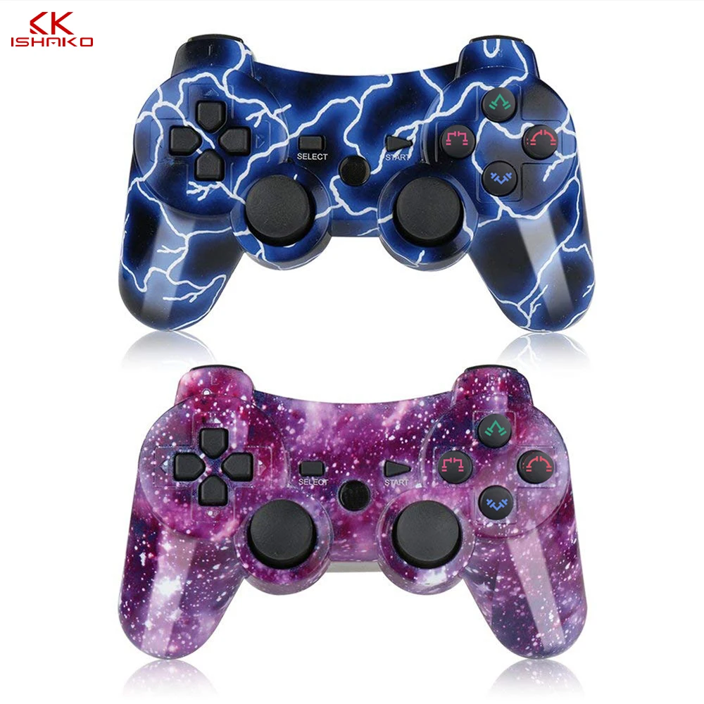 

K ISHAKO for Sony PS3 Controller Wireless 1Pcs/2Pcs Double Shock Gamepad for Ps3/ps2/pc pubg controller Free shipping