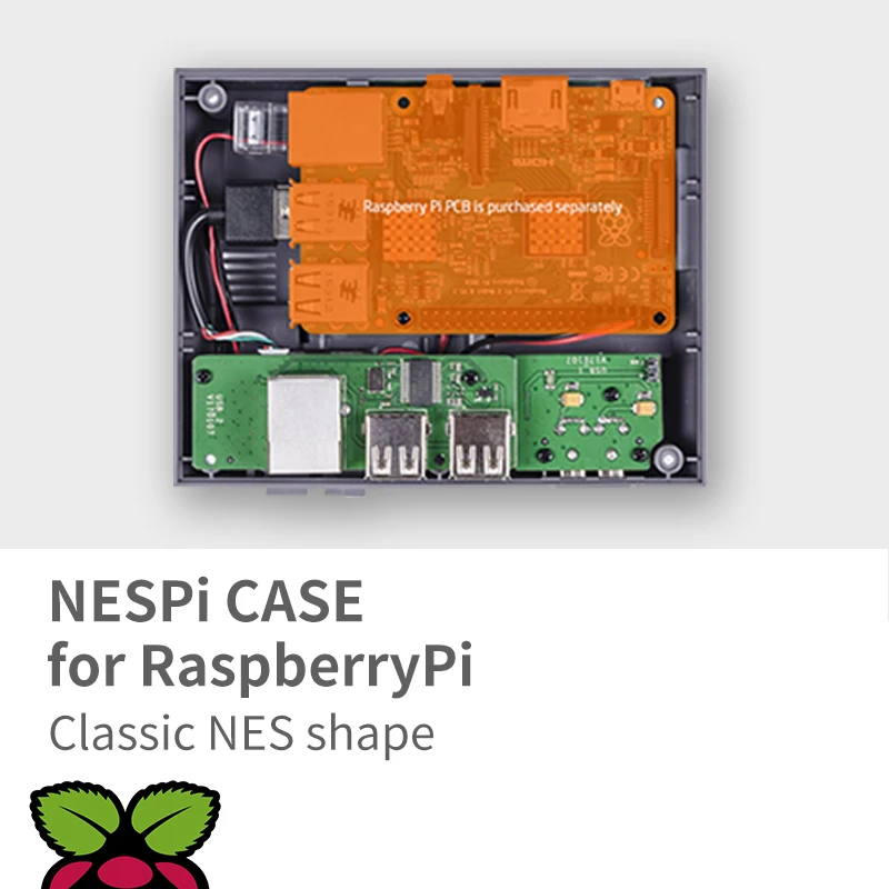 Новый в наличии Raspberry Pi 3 nespi случае retroflag коробка для 2 B + Пластик ИРЦ чехол