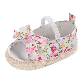 

0-18 M Baby Girls Summer Flower Shoes Butterfly-Knot Non-Slip Soft Sole Footwear Hollow Out Sandals Great Gift To Baby #YL1