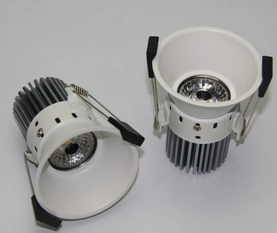 

Free Shipping High quality High Power 15W Dimmable COB led down light led ceiling lights With led driver CE Certificate