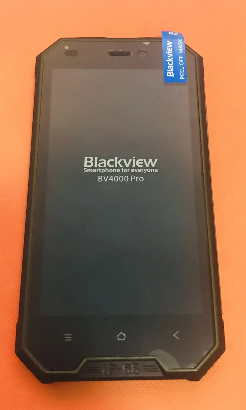 Б/у сенсорный экран и ЖК-дисплей+ рамка для Blackview BV4000 Pro MT6580A четырехъядерный 4,7 дюймов